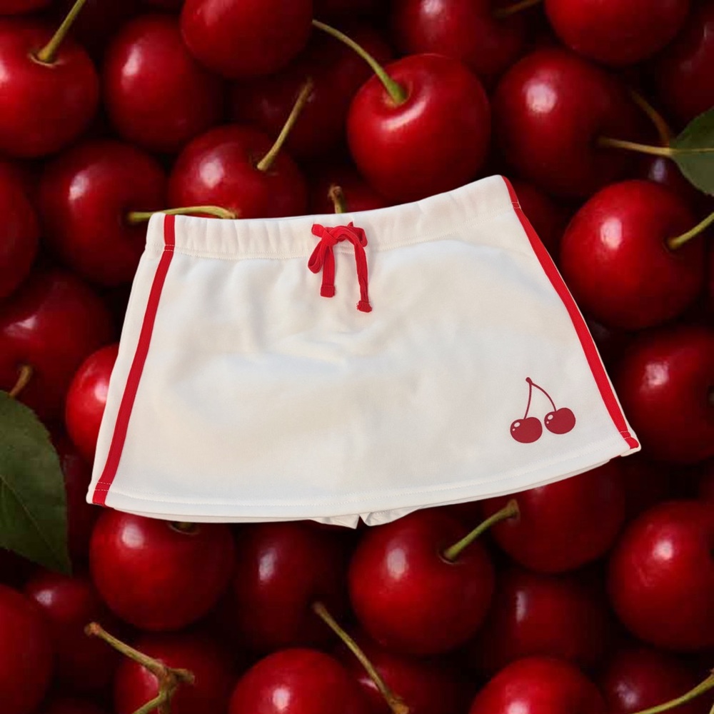 White Cherry Women's Skort